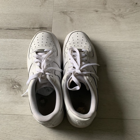 Nike Air Force 1 shoes size 7 Y sneakers white‎ unisex - Picture 8 of 10